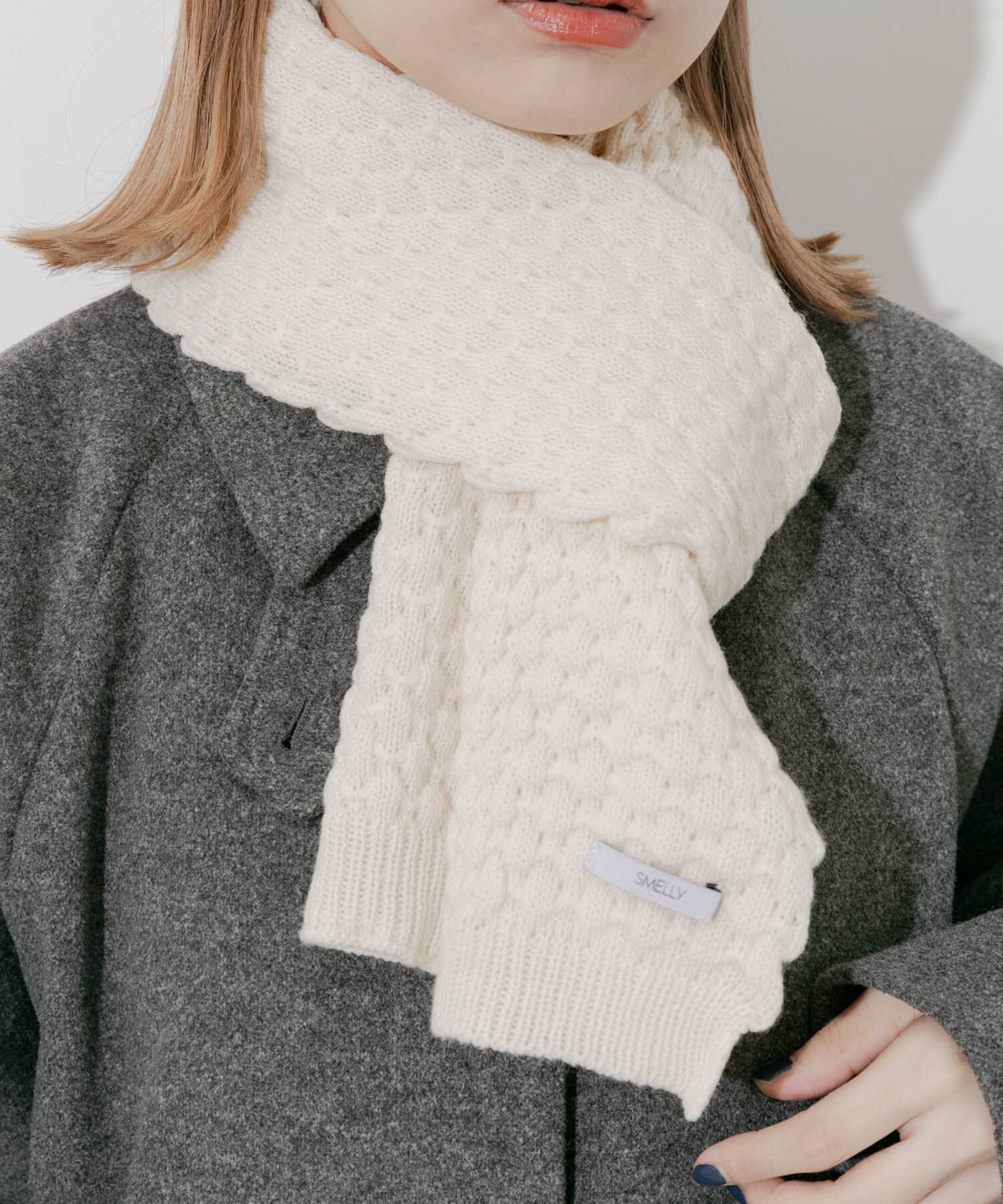 SMELLY「ポコポコマフラー」|マフラー|