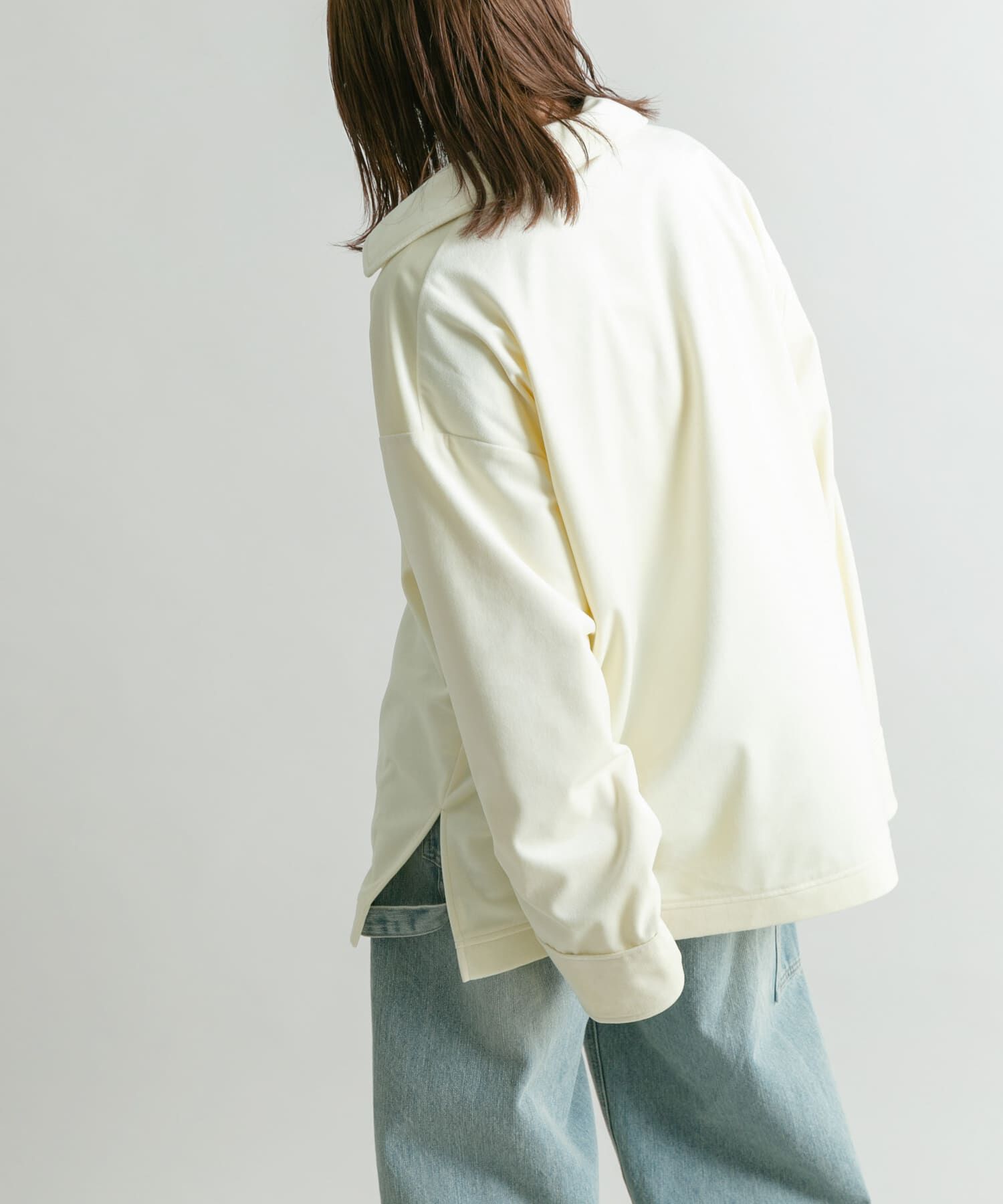  「ベロアBIGシャツ」|シャツ・ブラウス|