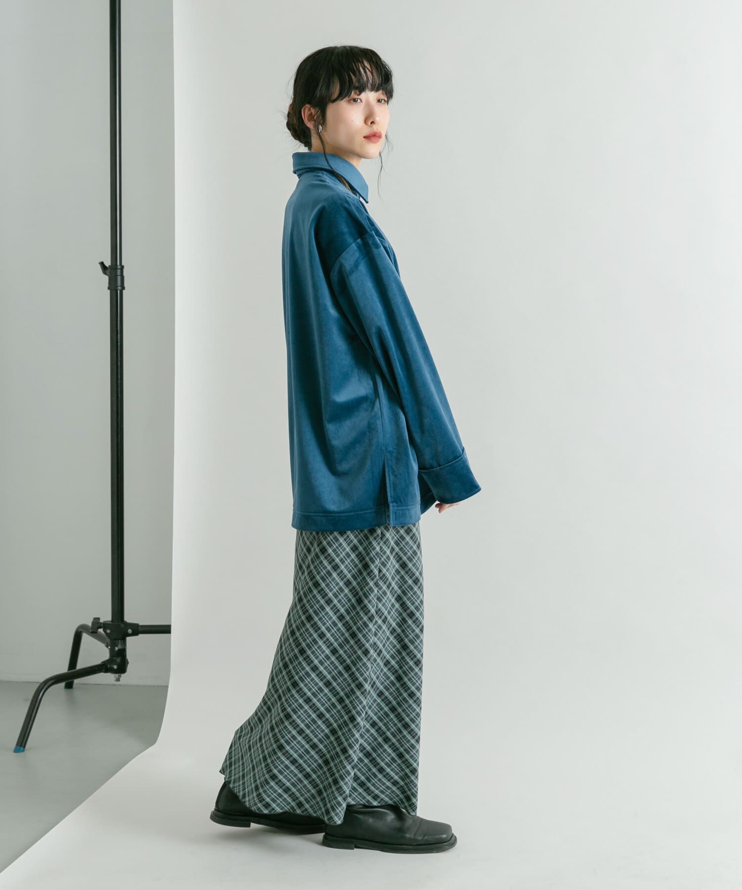  「ベロアBIGシャツ」|シャツ・ブラウス|