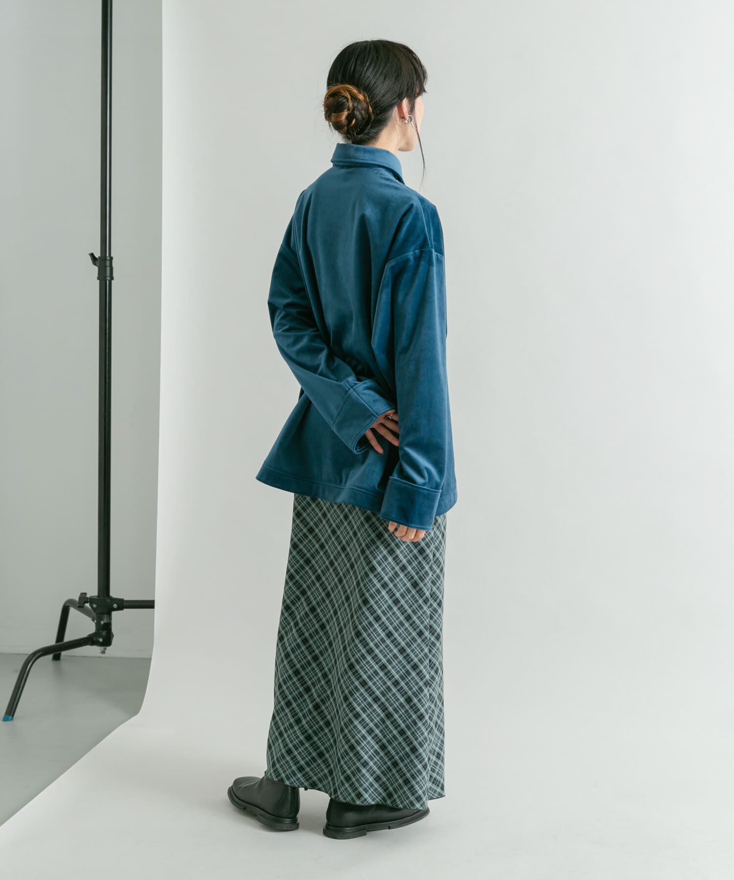  「ベロアBIGシャツ」|シャツ・ブラウス|