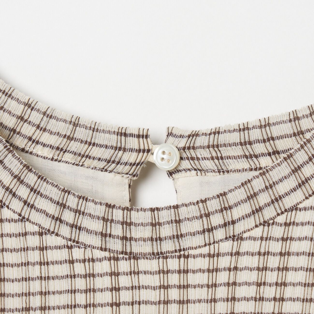 HELIOPOLE「HELIOPOLE CRAPE WINDOWPANE PIPING BL」|シャツ・ブラウス|