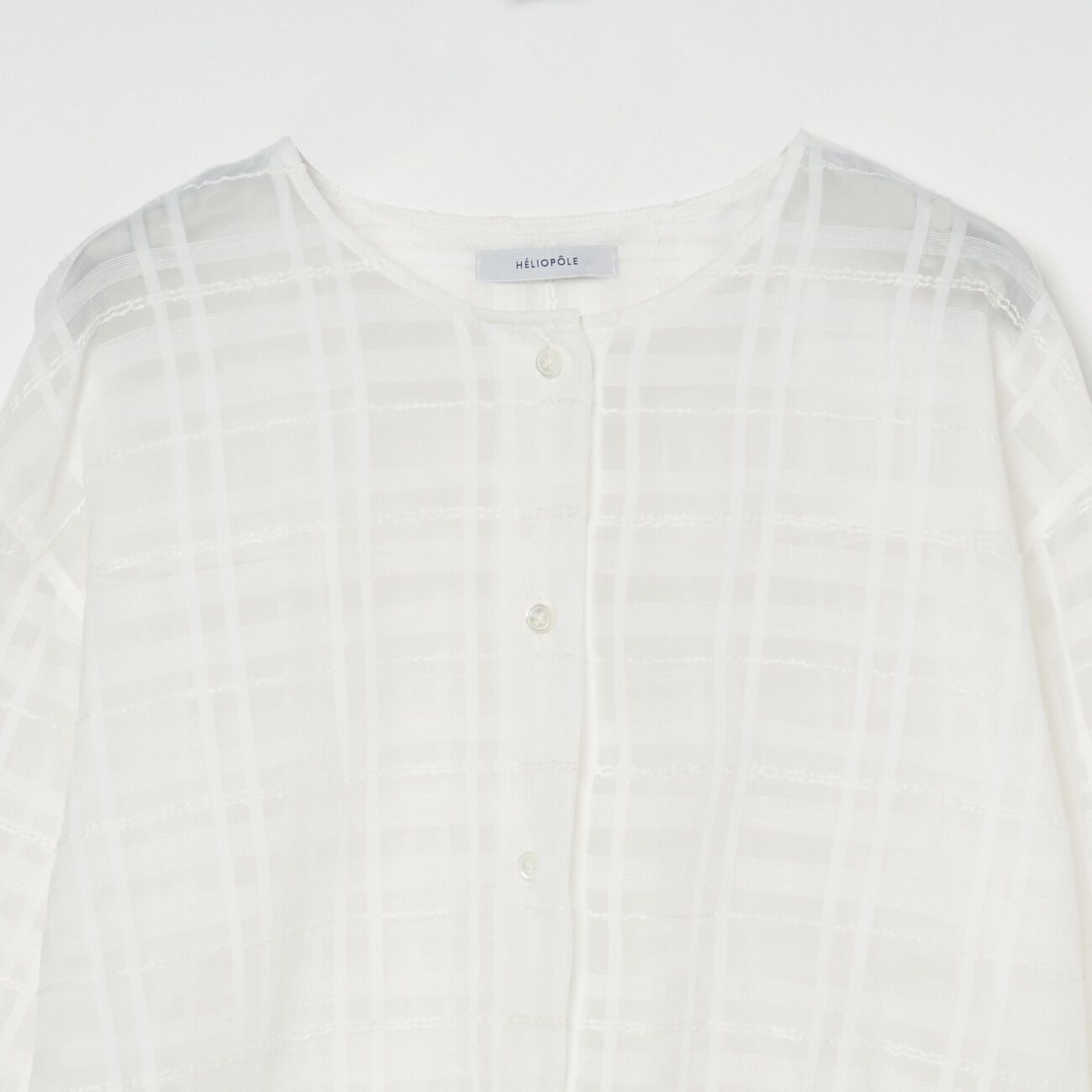 HELIOPOLE「HELIOPOLE CHECK DRAWSTRING SHIRT」|シャツ・ブラウス|