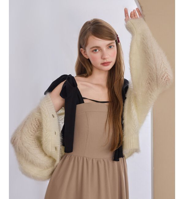  「きらふわレーシーパターンカーデ」|カーディガン|