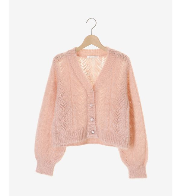  「きらふわレーシーパターンカーデ」|カーディガン|