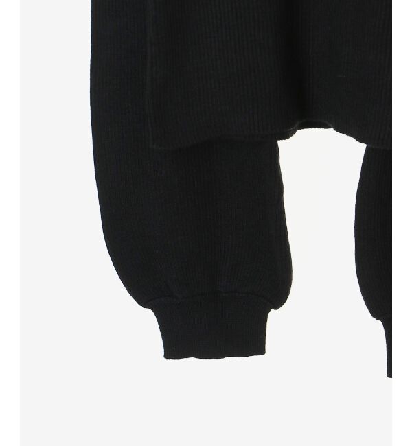  「チェーン付きフェイクファーニット」|ニット・セーター|