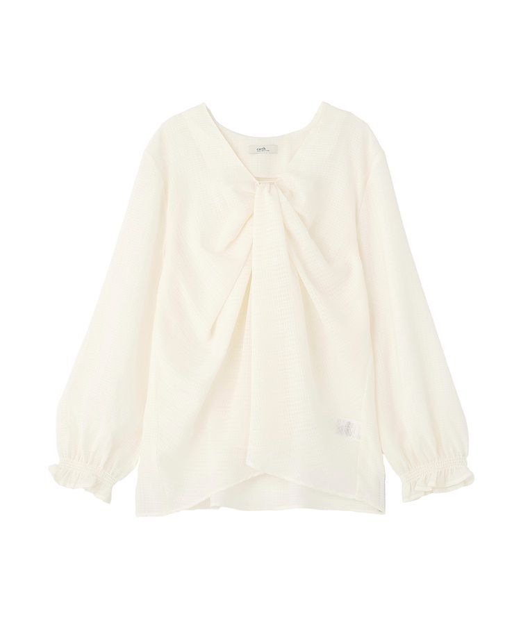 earth music&ecology「フロントツイストブラウス」|シャツ・ブラウス|