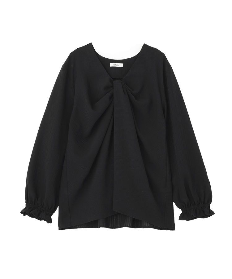 earth music&ecology「フロントツイストブラウス」|シャツ・ブラウス|