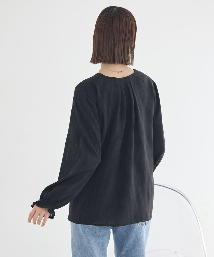 earth music&ecology「フロントツイストブラウス」|シャツ・ブラウス|