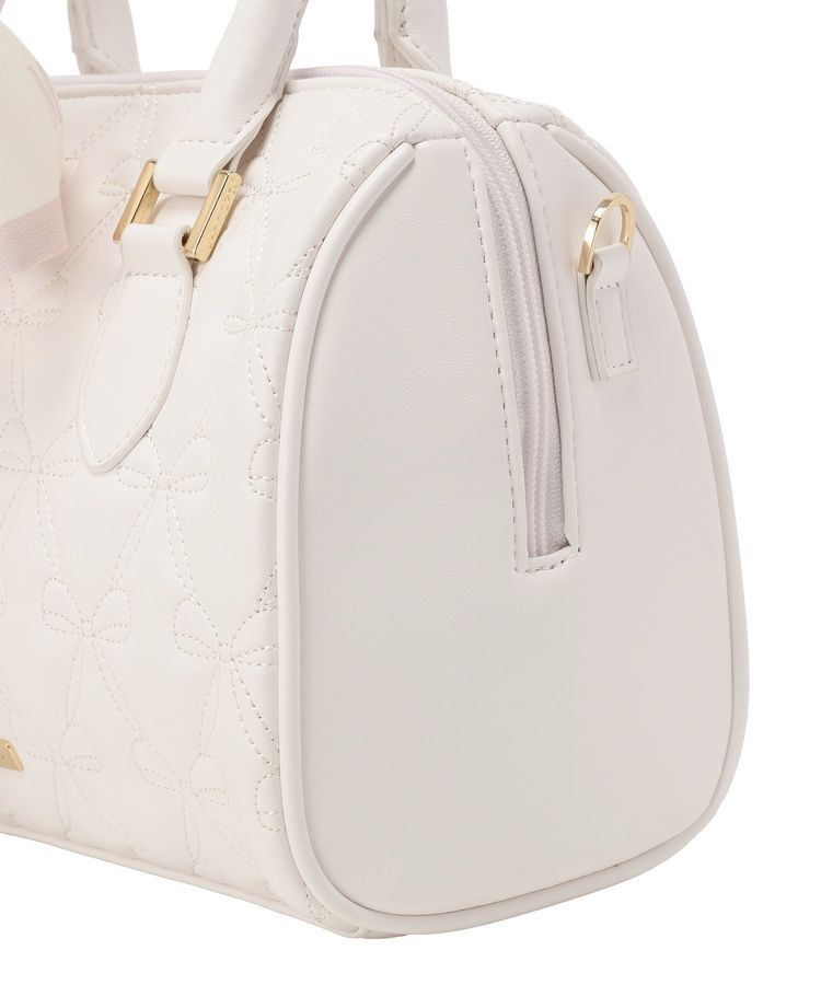 Maison de FLEUR「スカーフ付きリボンキルティング2Wayボストン」|ハンドバッグ|