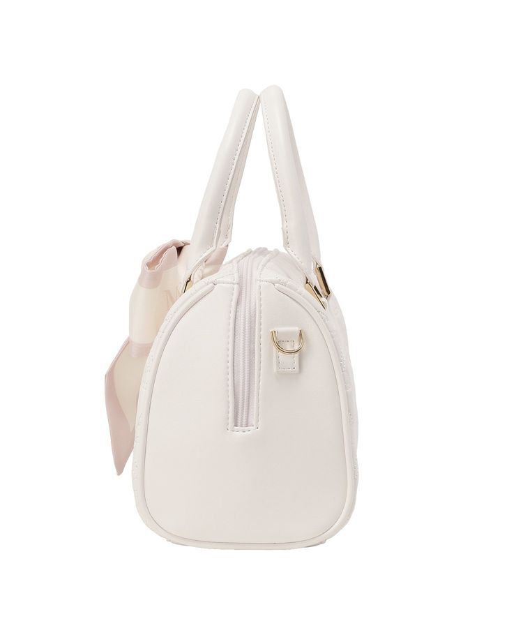 Maison de FLEUR「スカーフ付きリボンキルティング2Wayボストン」|ハンドバッグ|