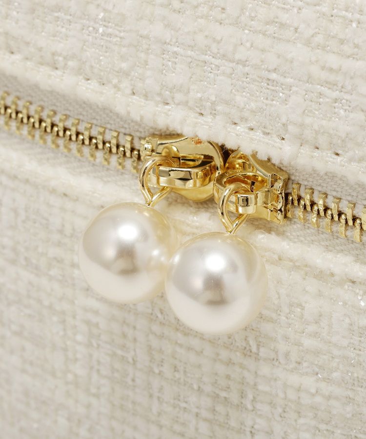 Maison de FLEUR「ツイードキューブショルダーバッグ」|ハンドバッグ|