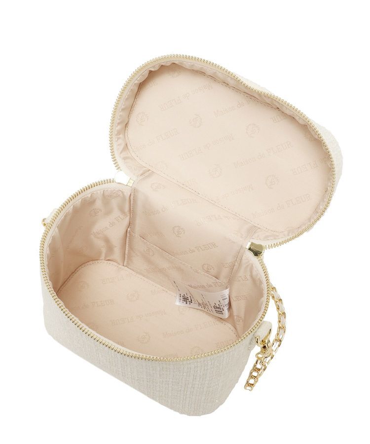 Maison de FLEUR「ツイードキューブショルダーバッグ」|ハンドバッグ|