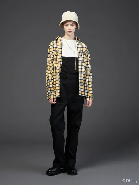  「バックプリントチェックシャツ/Mickey」|シャツ・ブラウス|