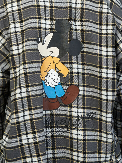  「バックプリントチェックシャツ/Mickey」|シャツ・ブラウス|