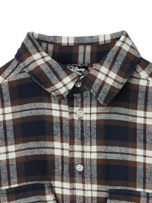  「バックプリントチェックシャツ/Mickey」|シャツ・ブラウス|