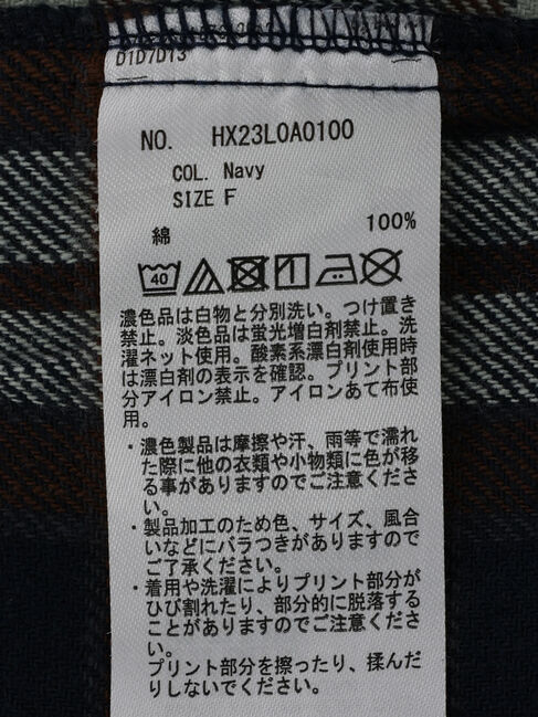  「バックプリントチェックシャツ/Mickey」|シャツ・ブラウス|