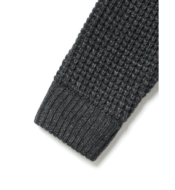 mizuiro ind「mizuiro ind ワッフルジップブルゾン」|ブルゾン・スタジャン|