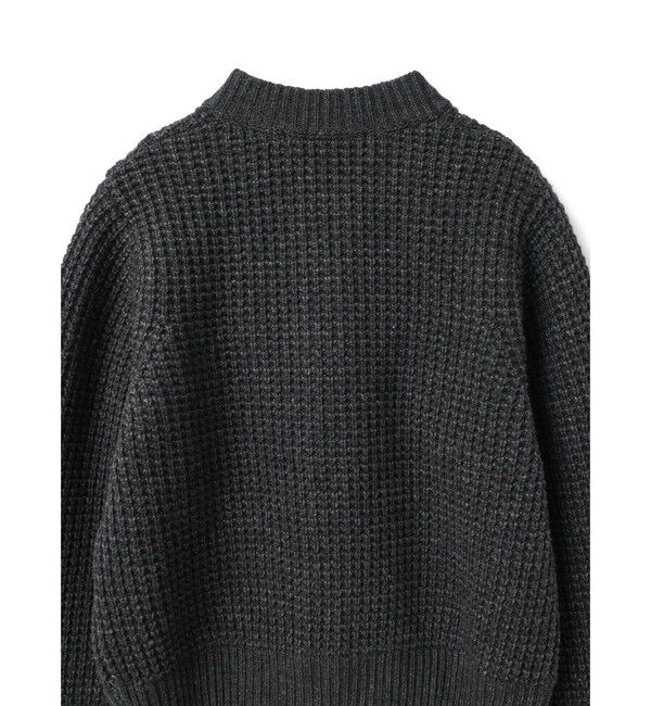 mizuiro ind「mizuiro ind ワッフルジップブルゾン」|ブルゾン・スタジャン|