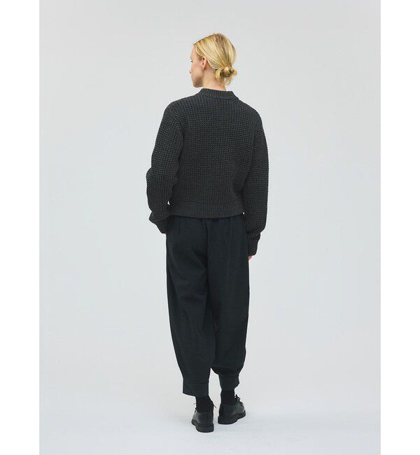 mizuiro ind「mizuiro ind ワッフルジップブルゾン」|ブルゾン・スタジャン|