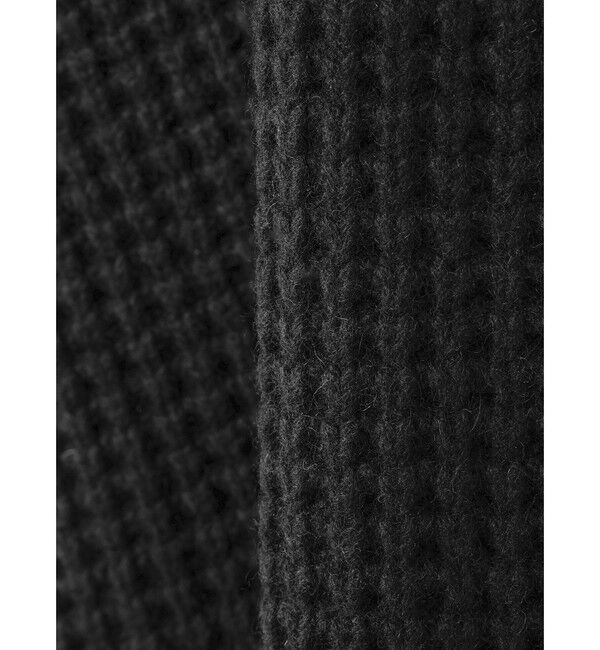 mizuiro ind「mizuiro ind ワッフルジップブルゾン」|ブルゾン・スタジャン|