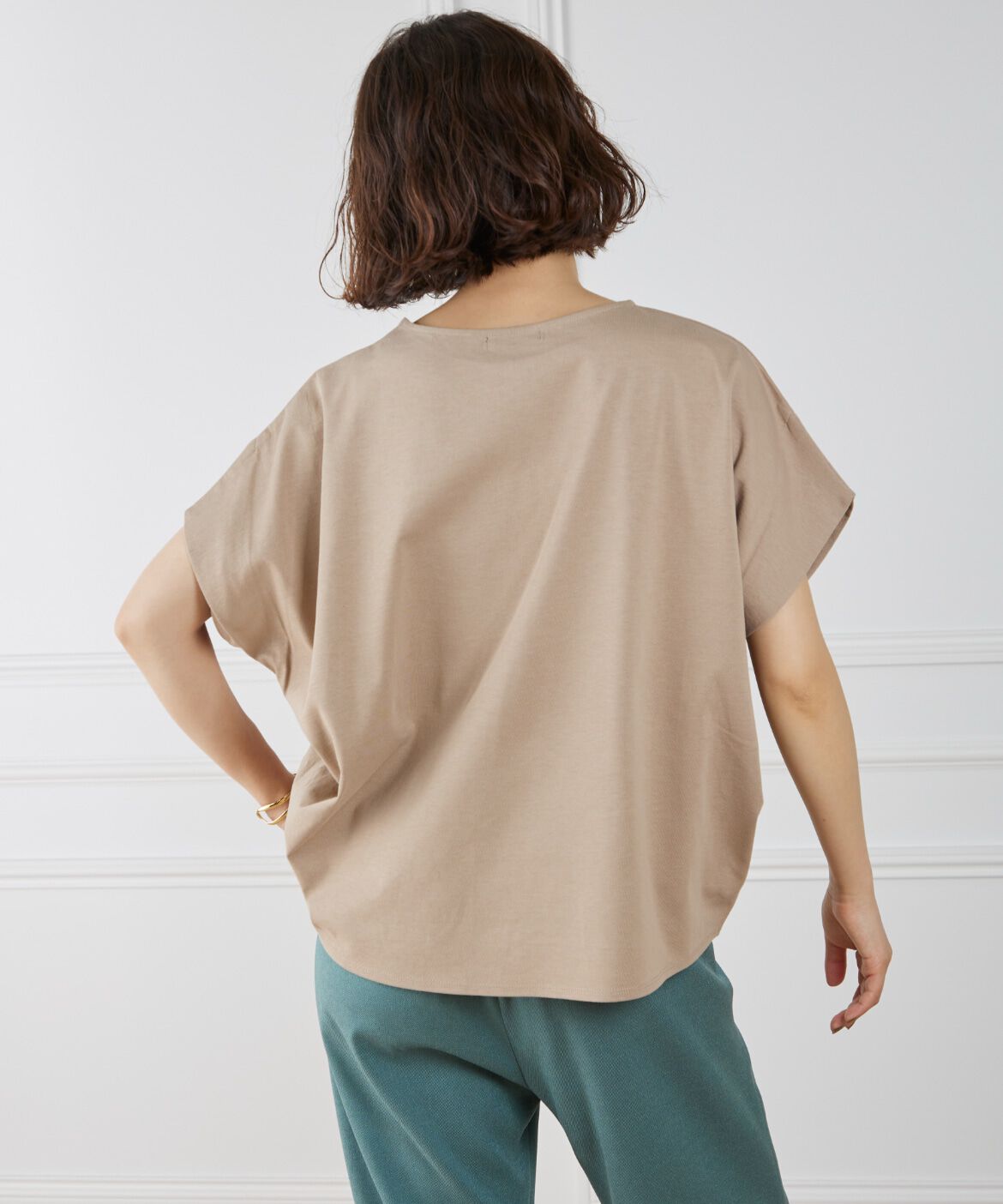 7-IDconcept.「《大きいサイズ》サイドタックドルマンプルオーバー」|Tシャツ・カットソー|