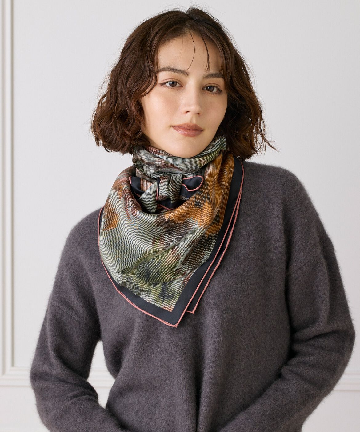 FAVORITE SUKINAMONO「Classical Dani Scarf スカーフ《Tapis Noir》」|ストール|