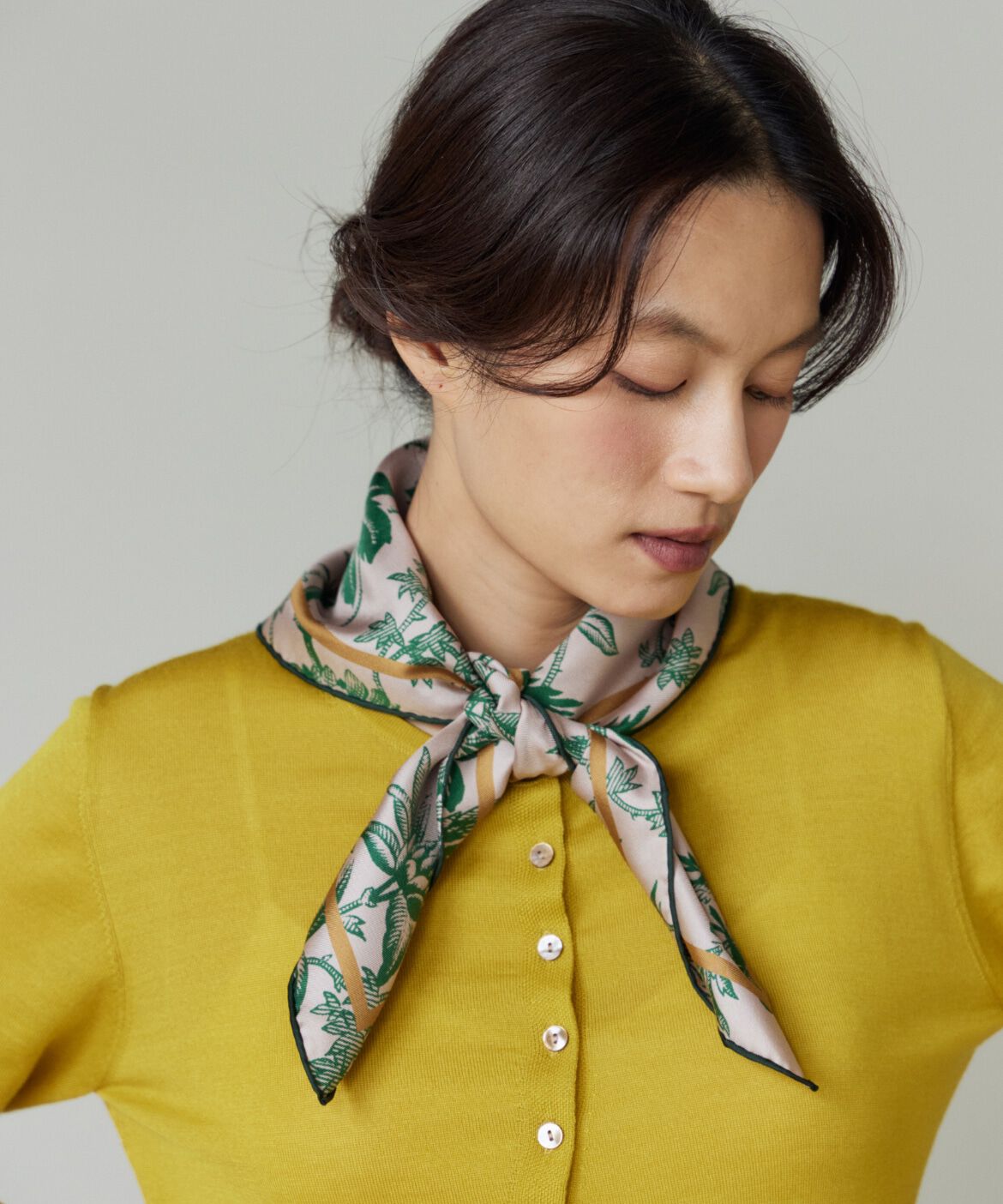 FAVORITE SUKINAMONO「Small Classical Darlene Scarf スカーフ《Tapis Noir》」|ストール|