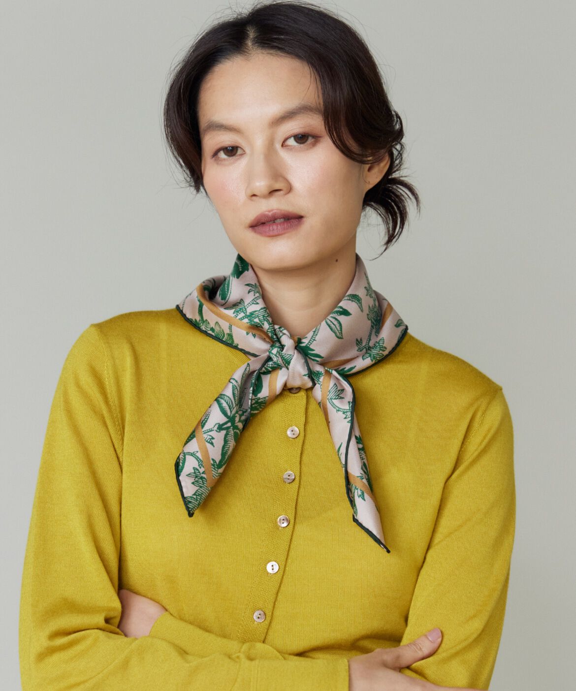 FAVORITE SUKINAMONO「Small Classical Darlene Scarf スカーフ《Tapis Noir》」|ストール|