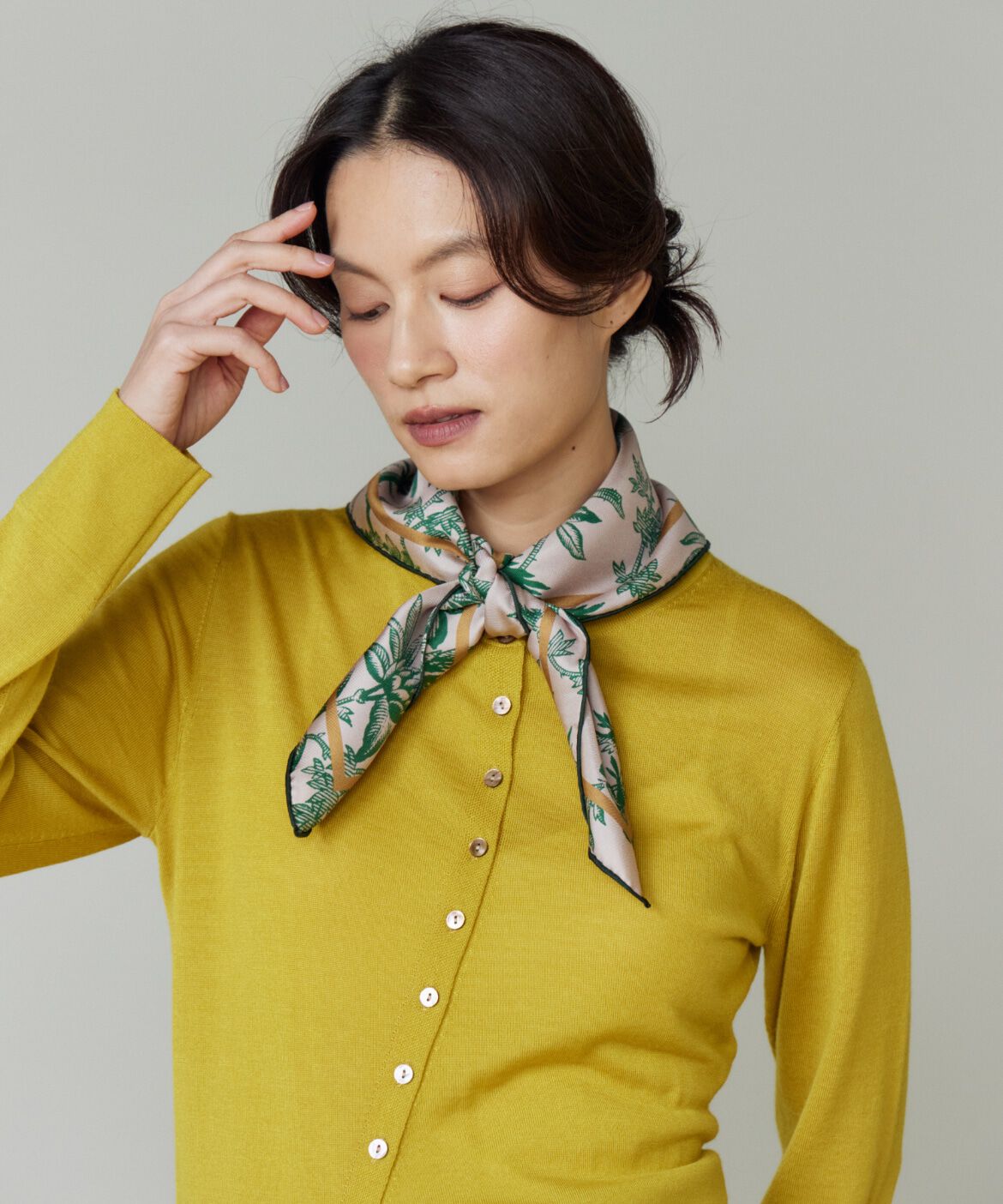 FAVORITE SUKINAMONO「Small Classical Darlene Scarf スカーフ《Tapis Noir》」|ストール|