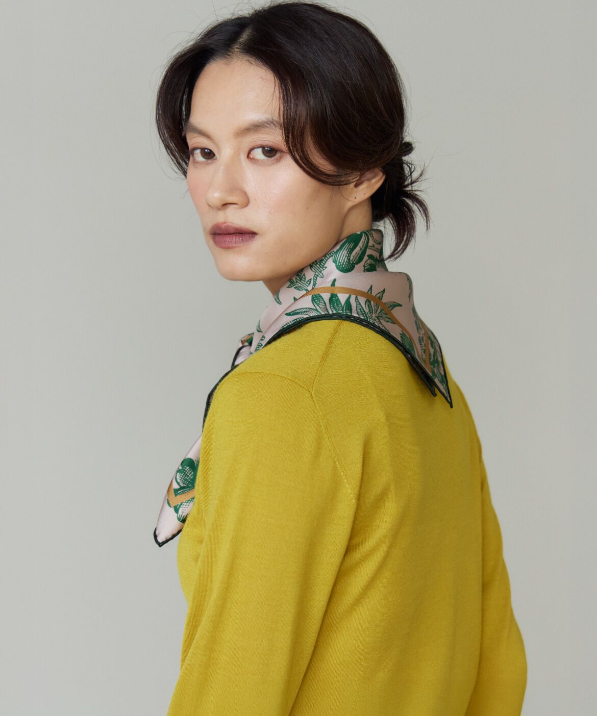 FAVORITE SUKINAMONO「Small Classical Darlene Scarf スカーフ《Tapis Noir》」|ストール|