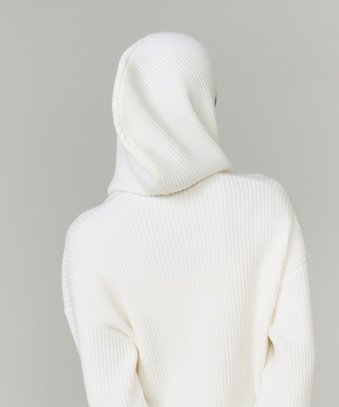 INED「フーデッドマフラー」|ストール|