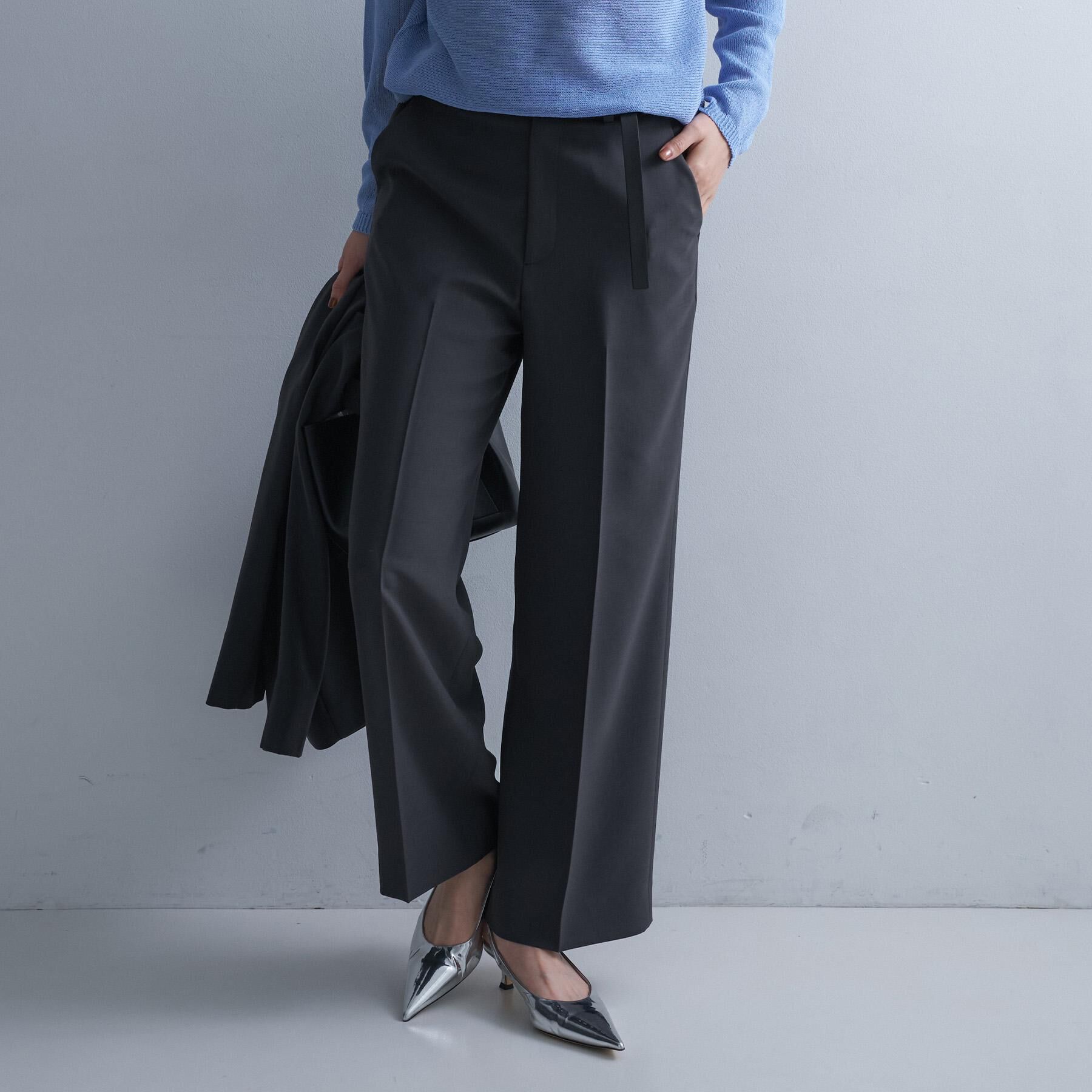 UNTITLED「【イージーケア/接触冷感/UVカット】エアリー ワイドパンツ」|その他|