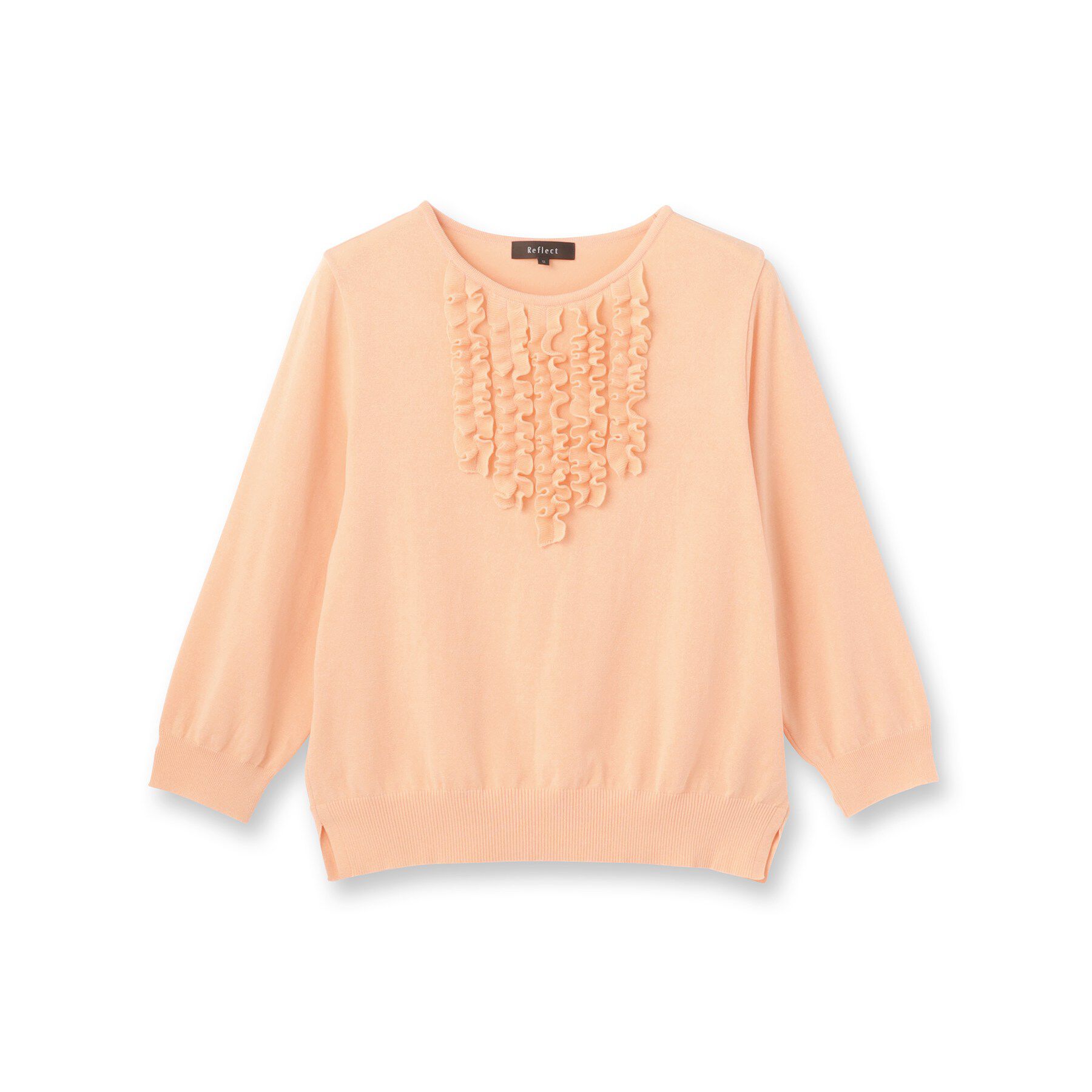 Reflect「フロントフリルデザインニット」|ニット・セーター|