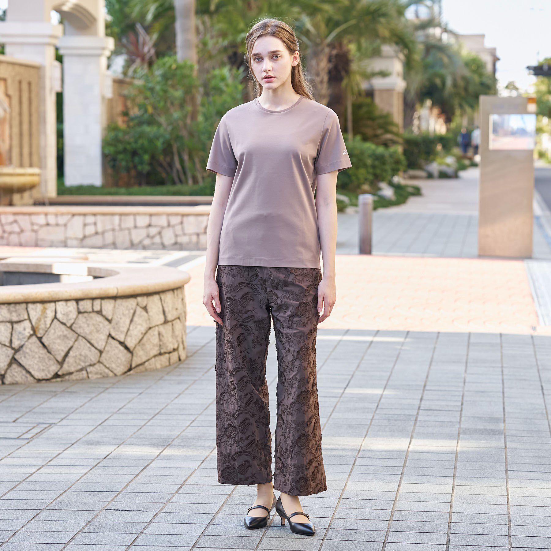 DRESSTERIOR「【接触冷感／抗菌防臭／消臭】アイスクリアコットンTシャツ」|Tシャツ・カットソー|