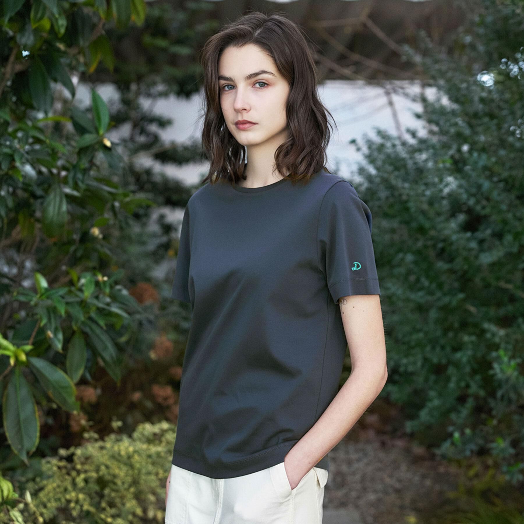 DRESSTERIOR「【接触冷感／抗菌防臭／消臭】アイスクリアコットンTシャツ」|Tシャツ・カットソー|