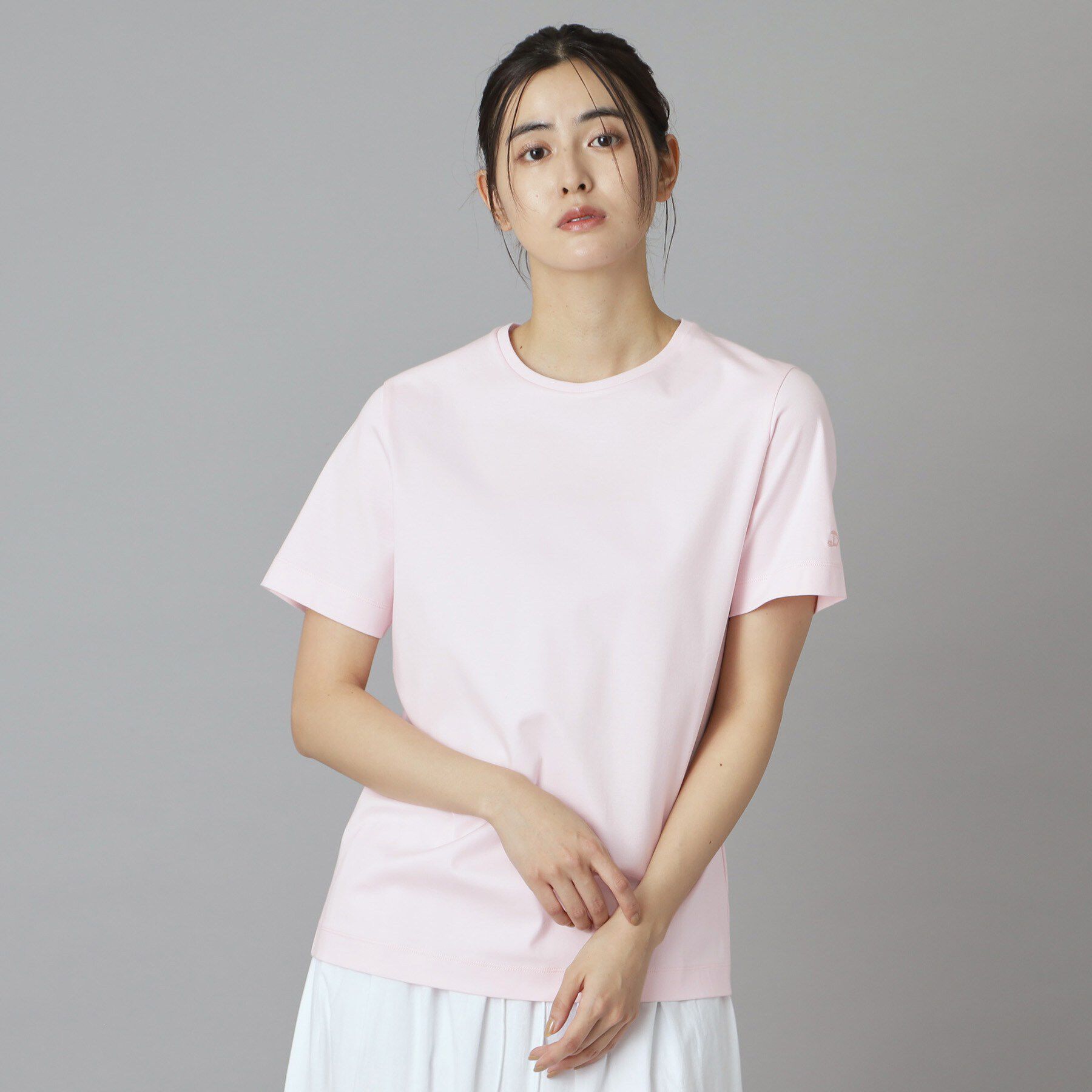 DRESSTERIOR「【接触冷感／抗菌防臭／消臭】アイスクリアコットンTシャツ」|Tシャツ・カットソー|