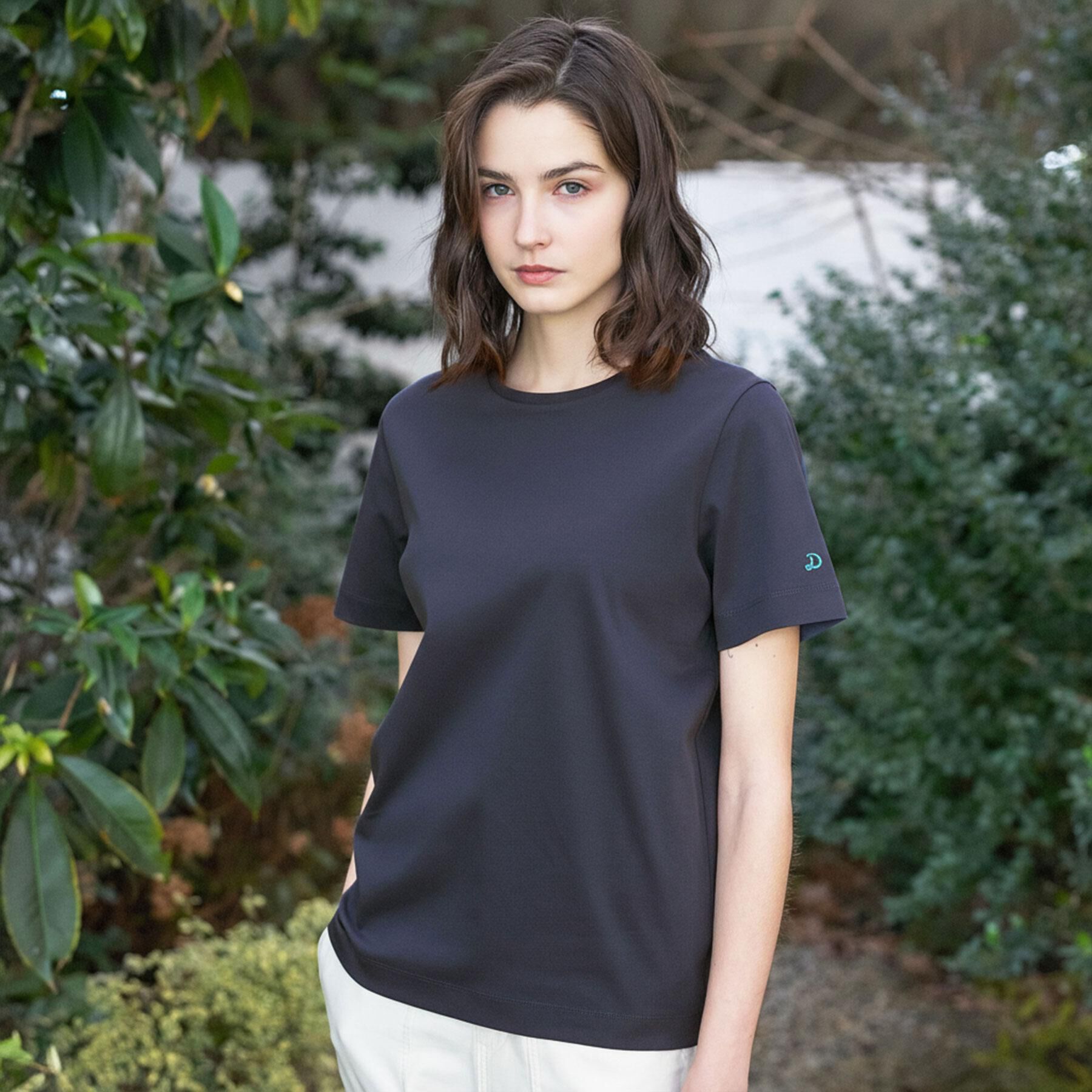 DRESSTERIOR「【接触冷感／抗菌防臭／消臭】アイスクリアコットンTシャツ」|Tシャツ・カットソー|スミクロ(018)