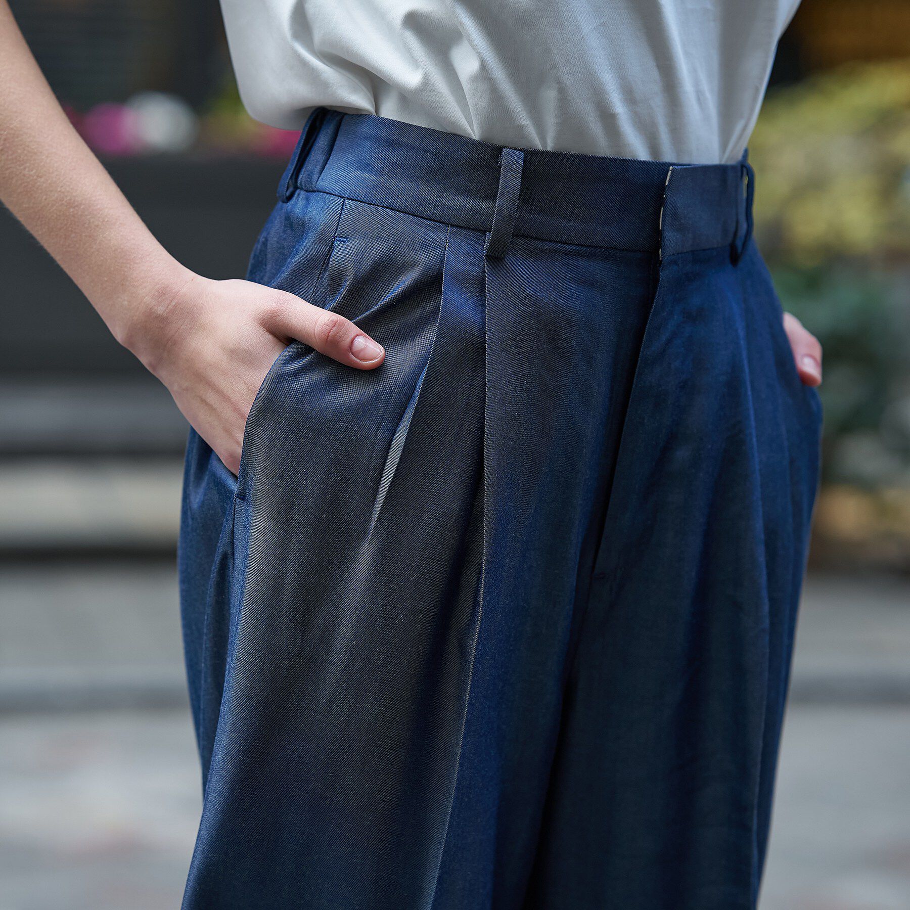 DRESSTERIOR「デニムタックストレートパンツ」|その他|