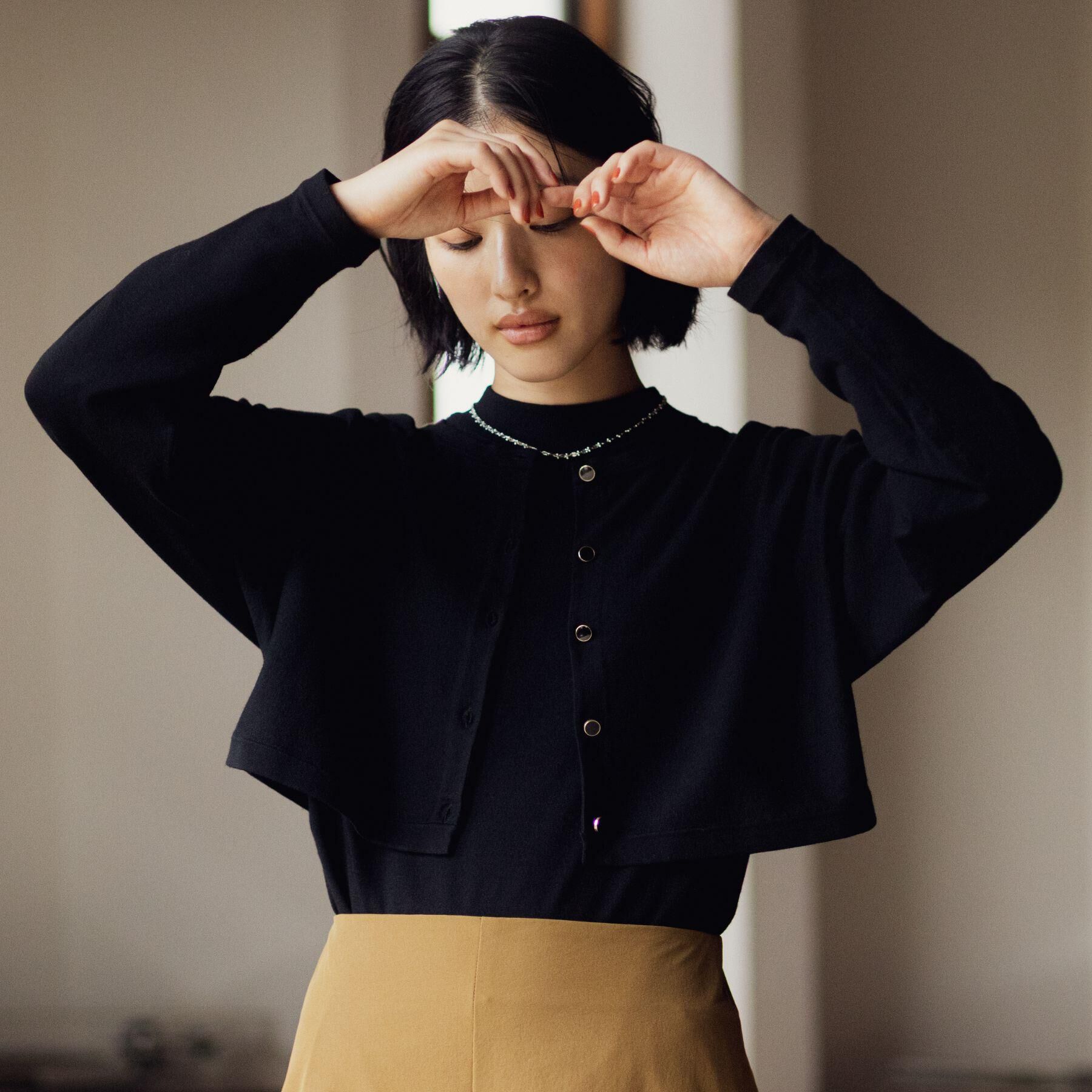 grove「【2WAY】ニット＆クロップドカーディガン」|その他|