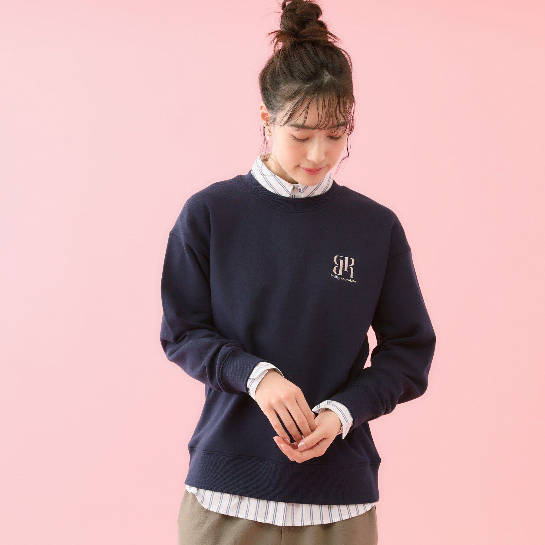 grove「【コラボITEM】Philly Chocolate 裏毛プルオーバー」|パーカー|