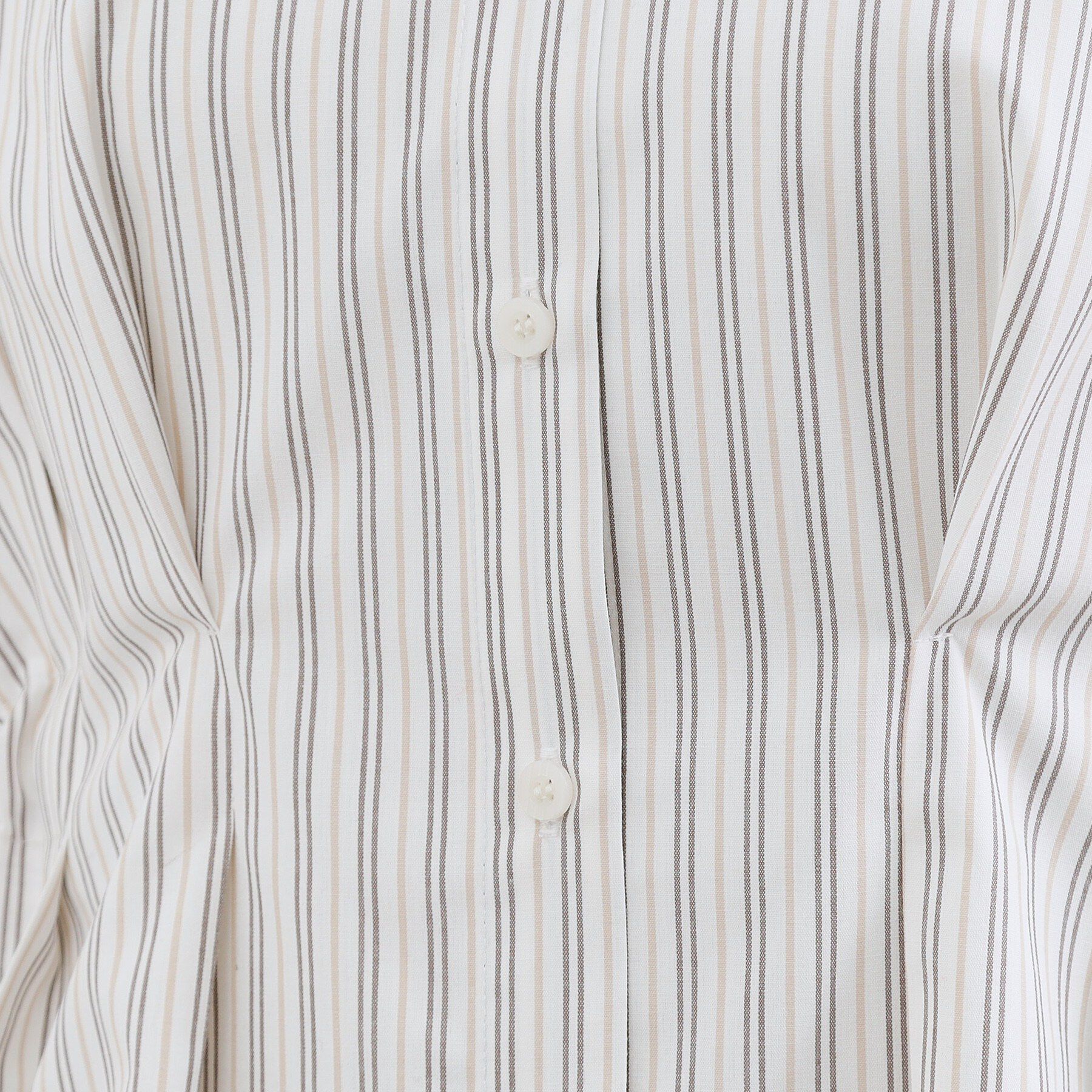 grove「ウエストタック スタンドネックシャツ」|シャツ・ブラウス|