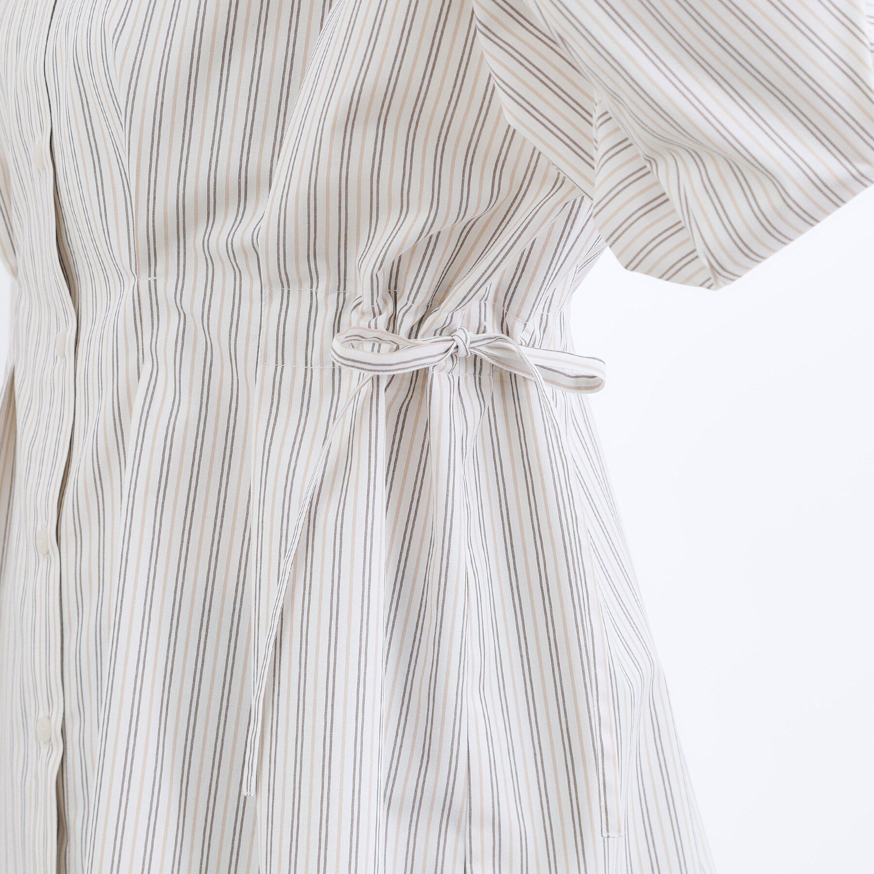 grove「ウエストタック スタンドネックシャツ」|シャツ・ブラウス|