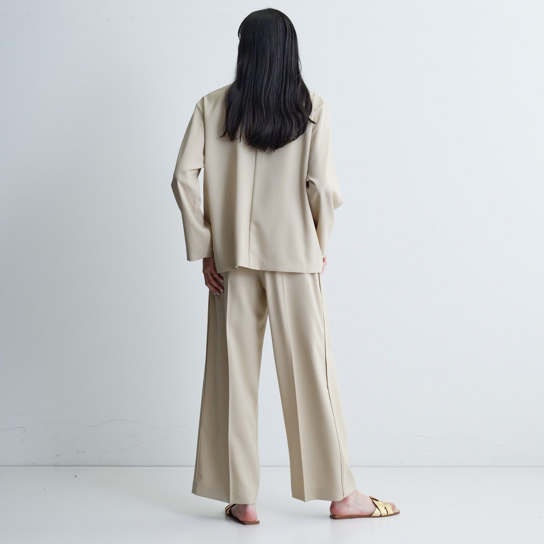 GALLEST「【セットアップ可】モードフィットダブルボタンジャケット【カセット服/オケージョン/通勤】」|テーラードジャケット|