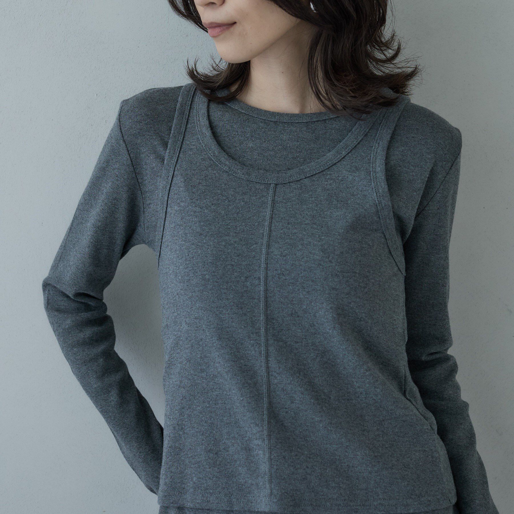 GALLEST「タンクレイヤーフライスカットソー」|Tシャツ・カットソー|