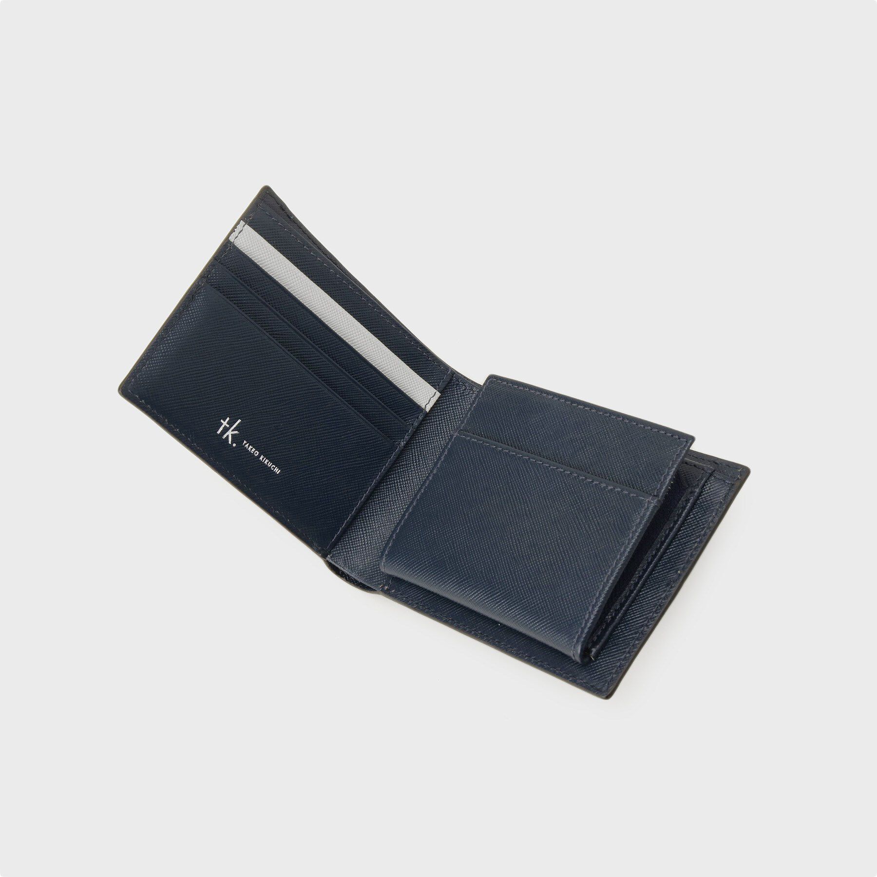 tk.TAKEO KIKUCHI「【本革】トリミング二つ折りウォレット」|財布|