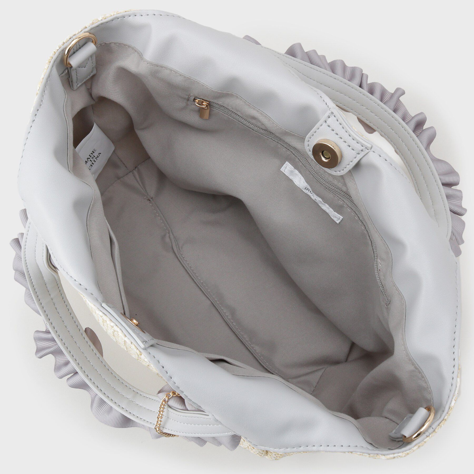 index「2WAYフリルハンドルPPミドルトート」|トートバッグ|