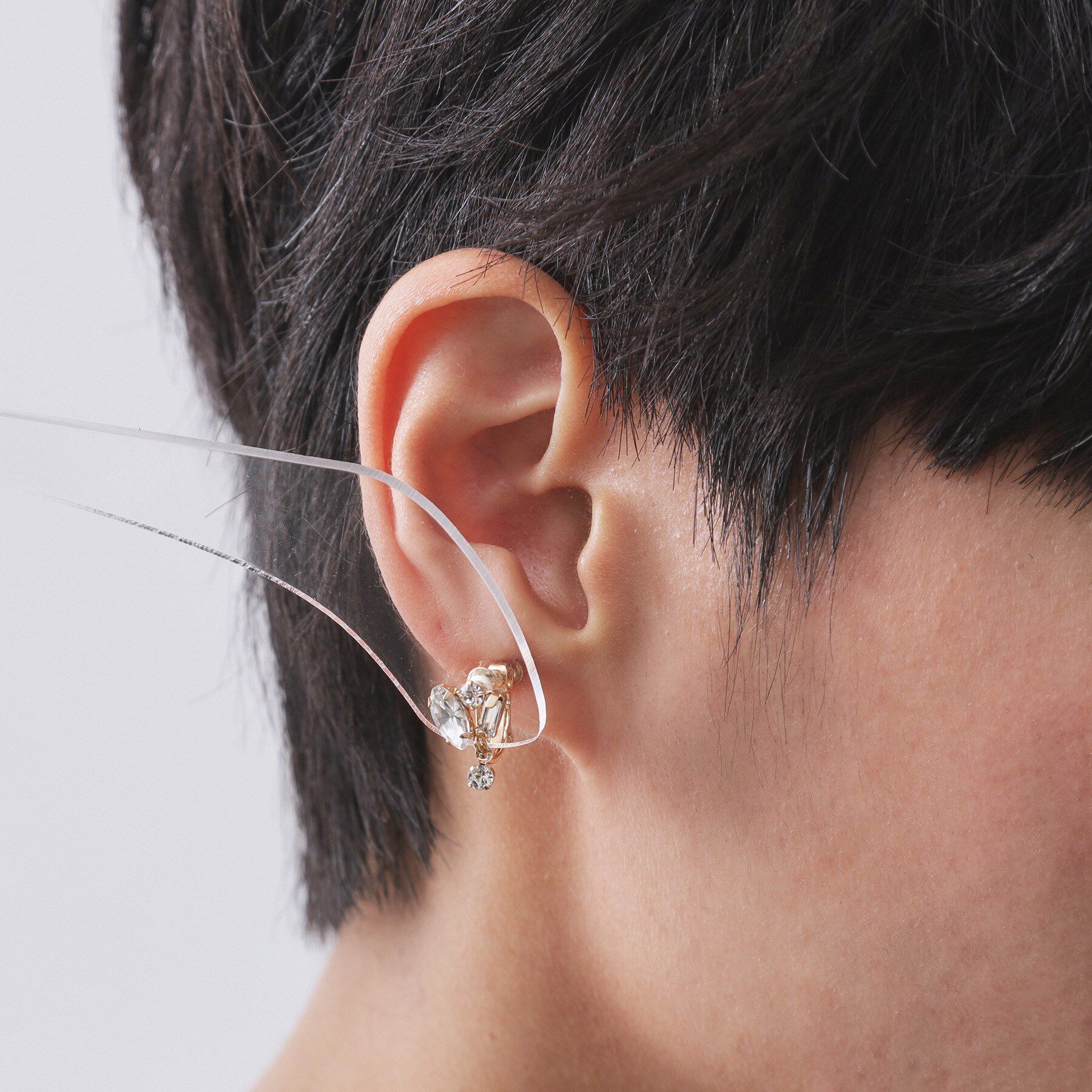 OPAQUE.CLIP「華奢ビジューイヤリング」|イヤリング|