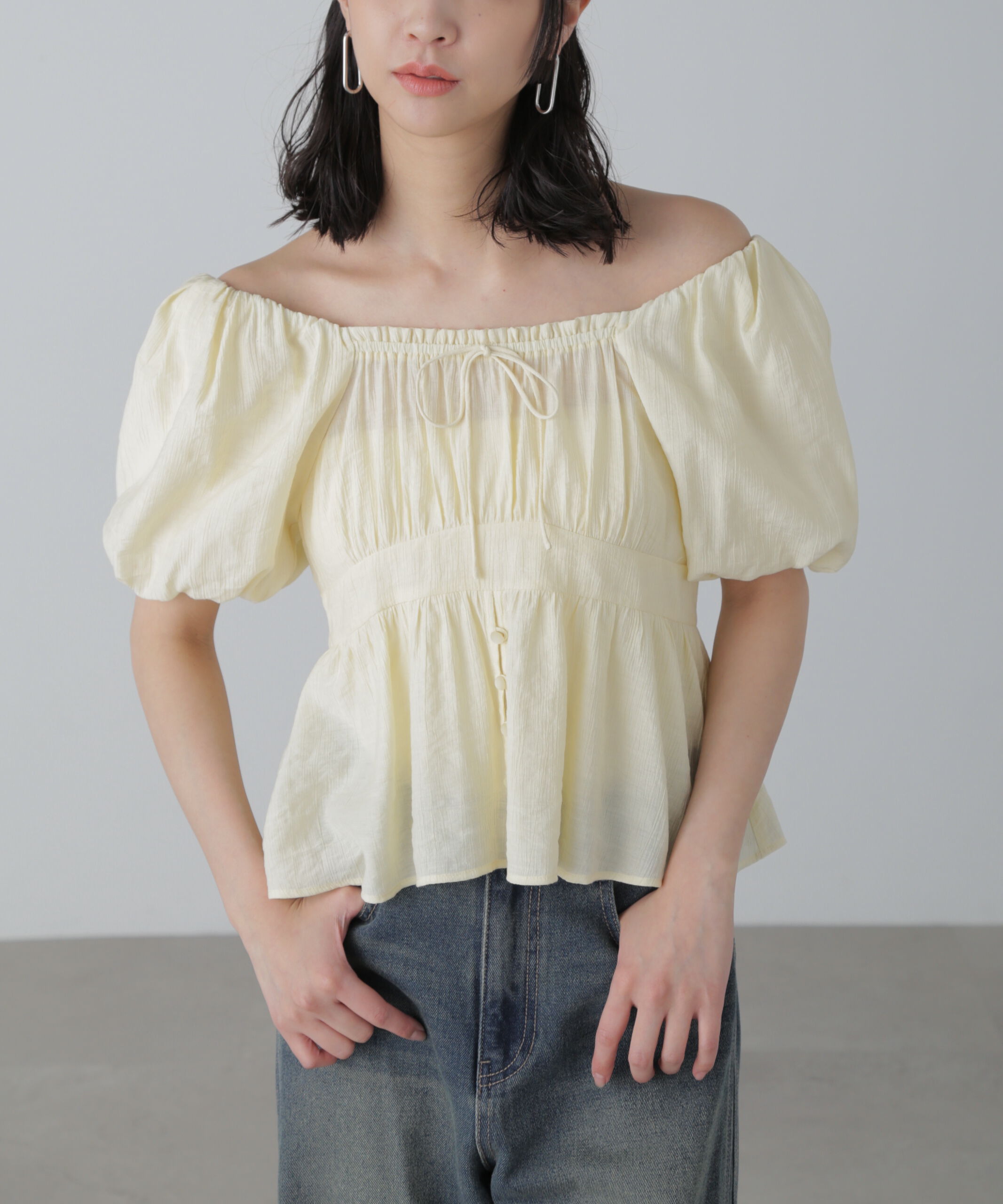  「2wayオフショルブラウス」|シャツ・ブラウス|