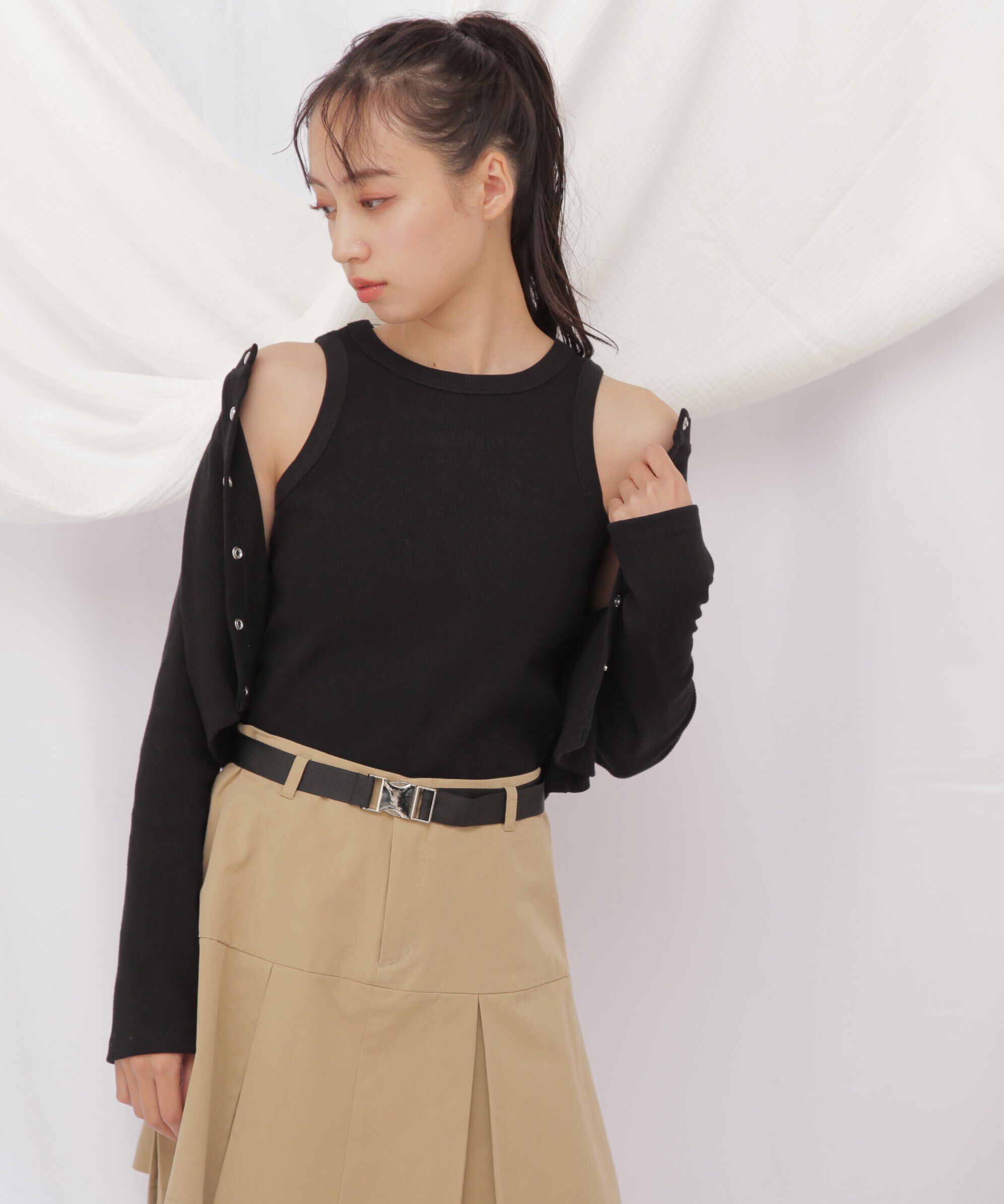  「◇JILL byベーシックリブタンク」|Tシャツ・カットソー|