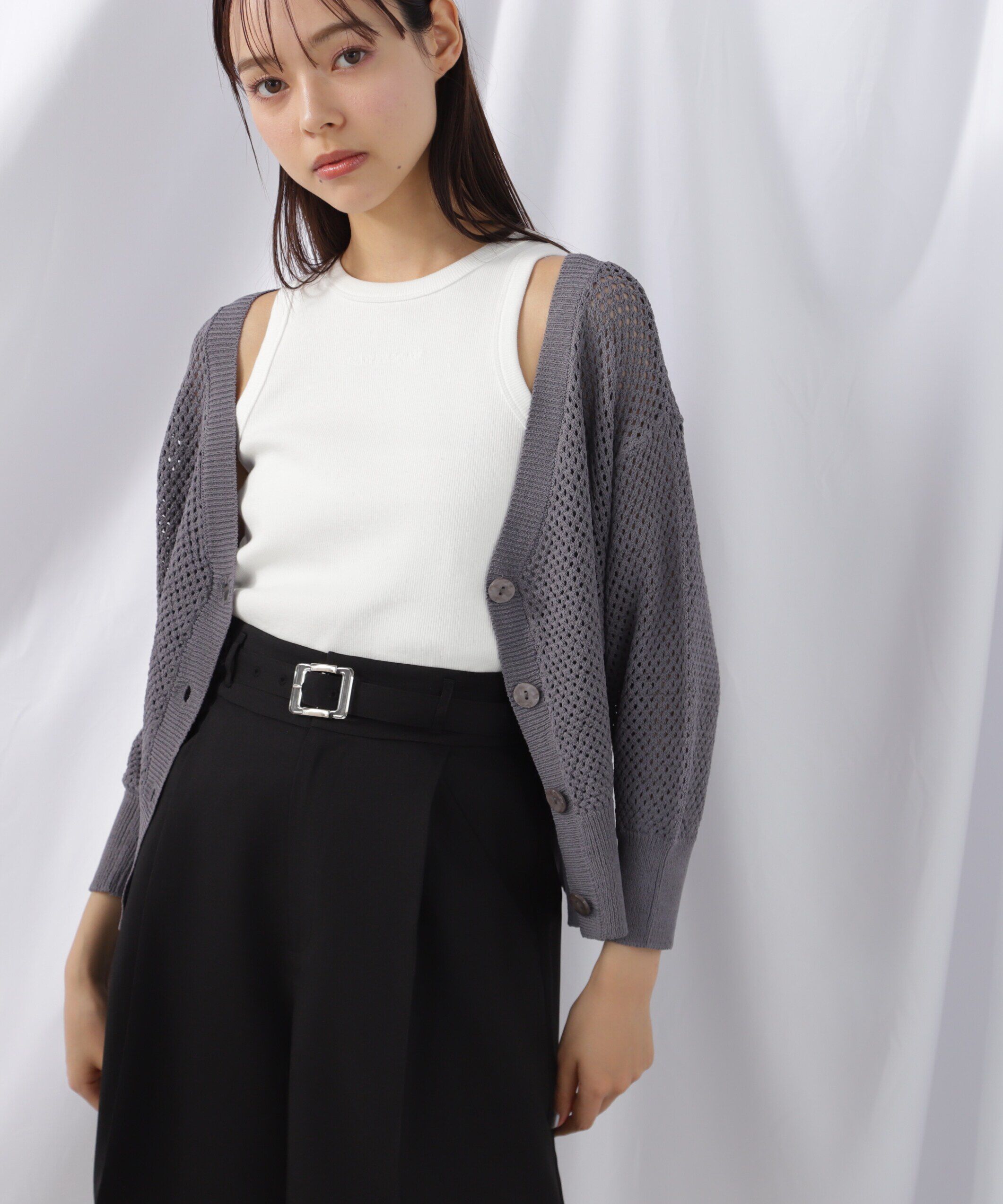  「◇JILL byベーシックリブタンク」|Tシャツ・カットソー|